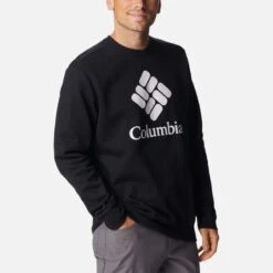 Columbia Men's Trek™ Crew Sweatshirt Black -Canter Sport Clothing Shop 1957933 017 a3