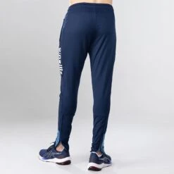 Men's Zack Brushed Skinny Tracksuit Bottoms Marine / Blue / Silver -Canter Sport Clothing Shop 4t5a0918