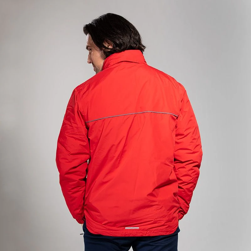Men's Sloan Fleece Lined Full Zip Jacket Red 2 Men's Sloan Fleece Lined Full Zip Jacket Red - Image 2