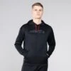 Men's Cody Hybrid Pullover Hoodie Black / Red / Grey