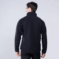 Men's Idaho Soft Shell Full Zip Jacket Black -Canter Sport Clothing Shop 4t5a3159