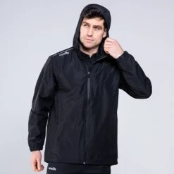 Men's Dalton Rain Jacket Black -Canter Sport Clothing Shop 4t5a3178