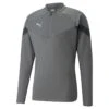 Puma Men's Training 1/4 Zip Top Smoked Pearl / Black / Silver