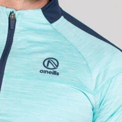 Men's Defender Brushed Half Zip Top Green / Marine / Green -Canter Sport Clothing Shop am3a0037