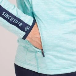 Men's Defender Brushed Half Zip Top Green / Marine / Green -Canter Sport Clothing Shop am3a0040