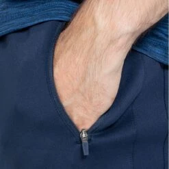 Men's Defender Hybrid Skinny Tracksuit Bottoms Marine / Green -Canter Sport Clothing Shop am3a0046