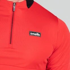 Men's Cody Half Zip Midlayer Top Red / Black / Grey -Canter Sport Clothing Shop am3a0095 1