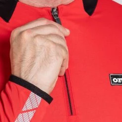 Men's Cody Half Zip Midlayer Top Red / Black / Grey -Canter Sport Clothing Shop am3a0096 1