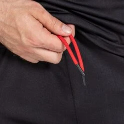 Men's Cody Brushed Skinny Tracksuit Bottoms Black / Red / Grey -Canter Sport Clothing Shop am3a0111 1