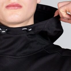 Men's Zack Fleece Pullover Hoodie Black / Dark Grey / Silver -Canter Sport Clothing Shop am3a0274