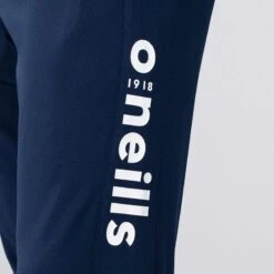 Men's Zack Brushed Skinny Tracksuit Bottoms Marine / Blue / Silver -Canter Sport Clothing Shop am3a0340