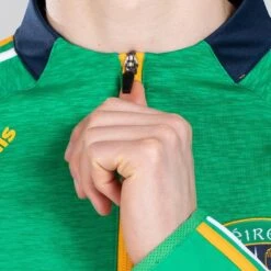 Men's Ohio Éire Brushed Half Zip Top Green / Marine / Amber -Canter Sport Clothing Shop am3a0389 1