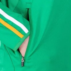 Men's Ohio Éire Brushed Half Zip Top Green / Marine / Amber -Canter Sport Clothing Shop am3a0391 1