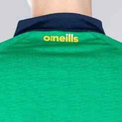 Men's Ohio Éire Brushed Half Zip Top Green / Marine / Amber -Canter Sport Clothing Shop am3a0392 1