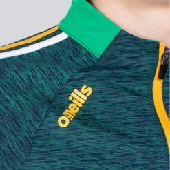 Men's Ohio Éire Brushed Half Zip Top Marine / Green / Amber -Canter Sport Clothing Shop am3a0396