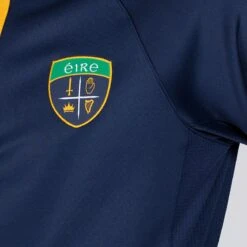 Men's Ohio Éire Hybrid Half Zip Top Marine / Green / Amber -Canter Sport Clothing Shop am3a0400