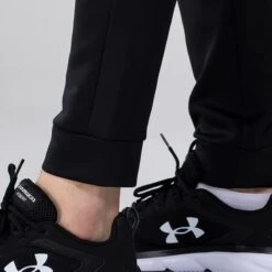 Men's Cody Hybrid Skinny Tracksuit Bottoms Black / Red / Grey -Canter Sport Clothing Shop am3a0426