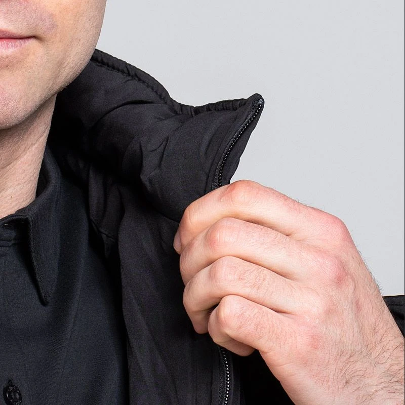 Men's Galaxy Hooded Sub Coat Black 6 Men's Galaxy Hooded Sub Coat Black - Image 6