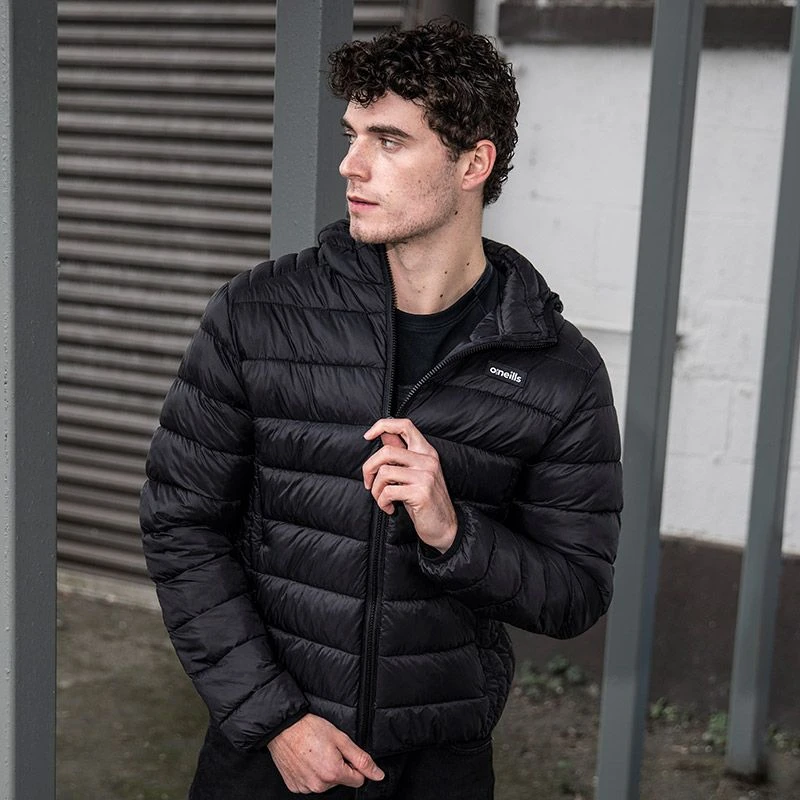 Men's Finn Hooded Padded Jacket Black 1 Men's Finn Hooded Padded Jacket Black