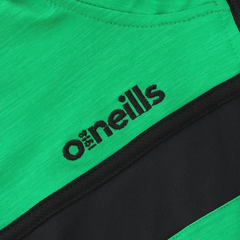 Men's Auckland Brushed Half Zip Top Green / Black 3 Men's Auckland Brushed Half Zip Top Green / Black - Image 3