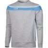 Men's Auckland Fleece Crew Neck Sweatshirt Grey / Sky / White