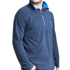 Trespass Men's Half Zip Microfleece Blackford Navy -Canter Sport Clothing Shop blackford maflmfn10001 na1 m05