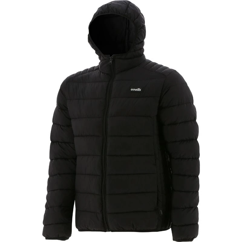 Men's Finn Hooded Padded Jacket Black 2 Men's Finn Hooded Padded Jacket Black - Image 2