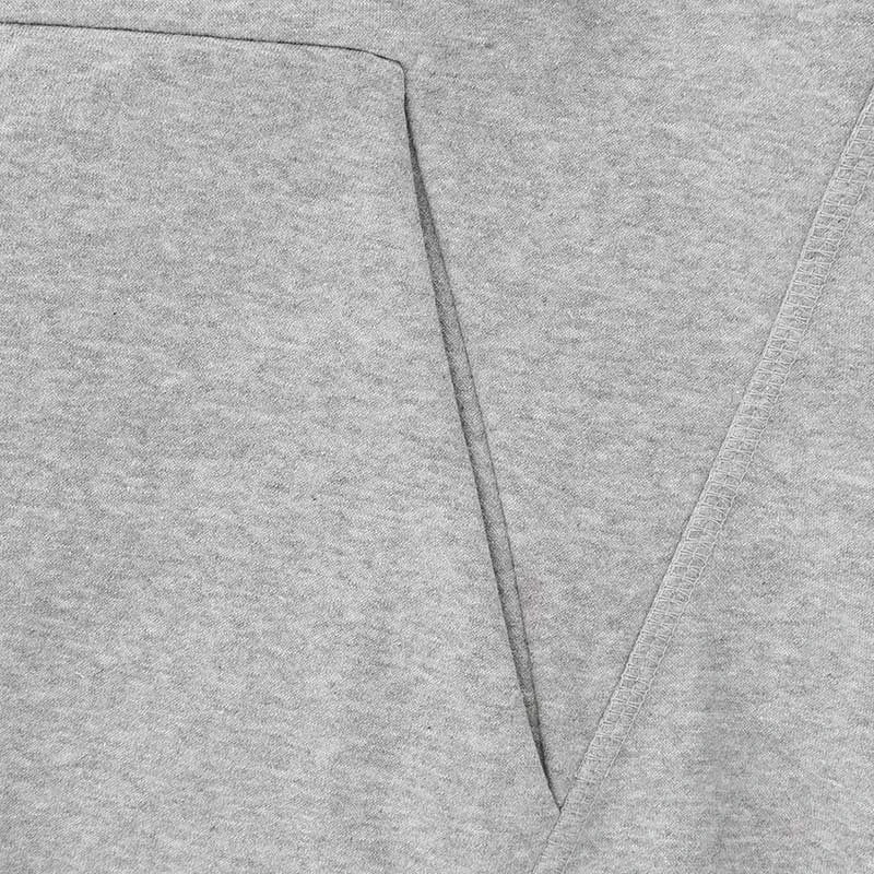 Men's Henry Fleece Full Zip Hoodie Grey 6 Men's Henry Fleece Full Zip Hoodie Grey - Image 6