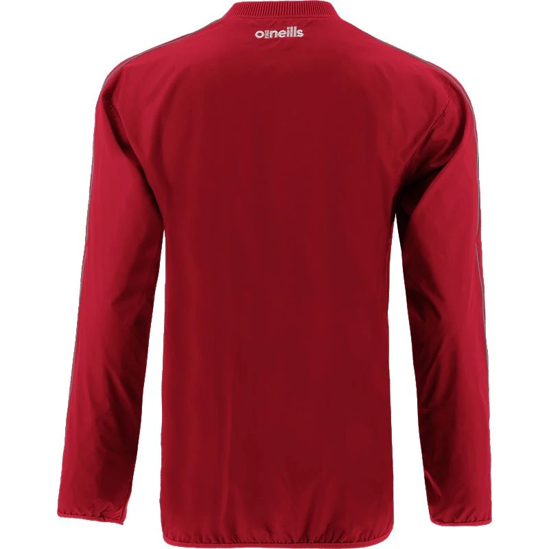 Men's Hurricane Windbreaker Red / Silver 2 Men's Hurricane Windbreaker Red / Silver - Image 2