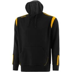Men's Loxton Hooded Top Black / Amber 6 Men's Loxton Hooded Top Black / Amber -Canter Sport Clothing Shop loxton 011 flc hoodie 2s blk amb 1
