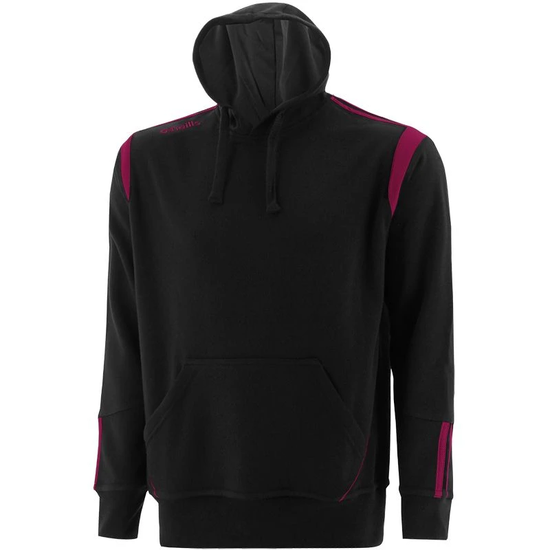 Men's Loxton Hooded Top Black / Maroon 1 Men's Loxton Hooded Top Black / Maroon