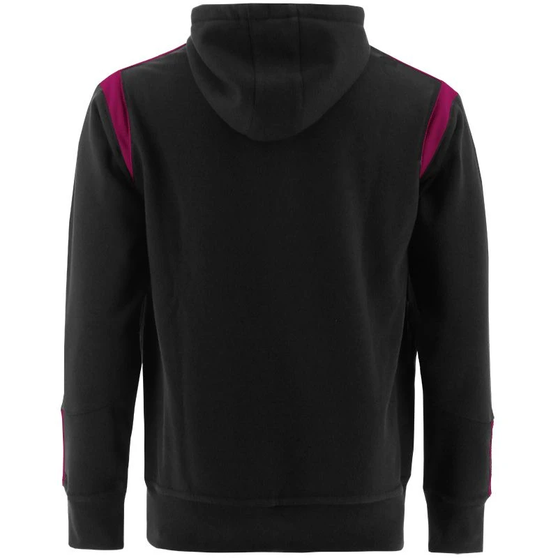 Men's Loxton Hooded Top Black / Maroon 2 Men's Loxton Hooded Top Black / Maroon - Image 2