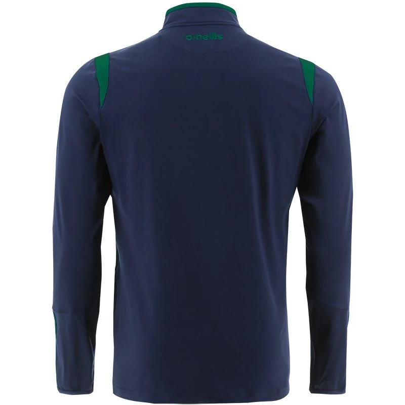 Men's Loxton Brushed Half Zip Top Marine / Bottle 2 Men's Loxton Brushed Half Zip Top Marine / Bottle - Image 2