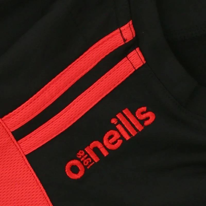 Men's Loxton Brushed Crew Neck Top Black / Red 4 Men's Loxton Brushed Crew Neck Top Black / Red - Image 4