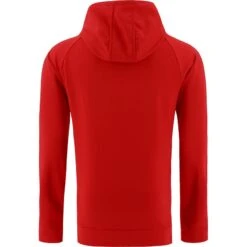 Men's Nathan Technical Fleece Overhead Hoodie Red / Silver -Canter Sport Clothing Shop nath 012 0 gen rdsvxx adlt p2