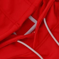 Men's Nathan Technical Fleece Overhead Hoodie Red / Silver -Canter Sport Clothing Shop nath 012 0 gen rdsvxx adlt p3
