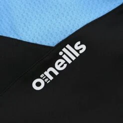 Men's Nevada Hybrid Full Zip Top Black / Sky / White -Canter Sport Clothing Shop neva 246 2 gen bkskwh adlt p3 2