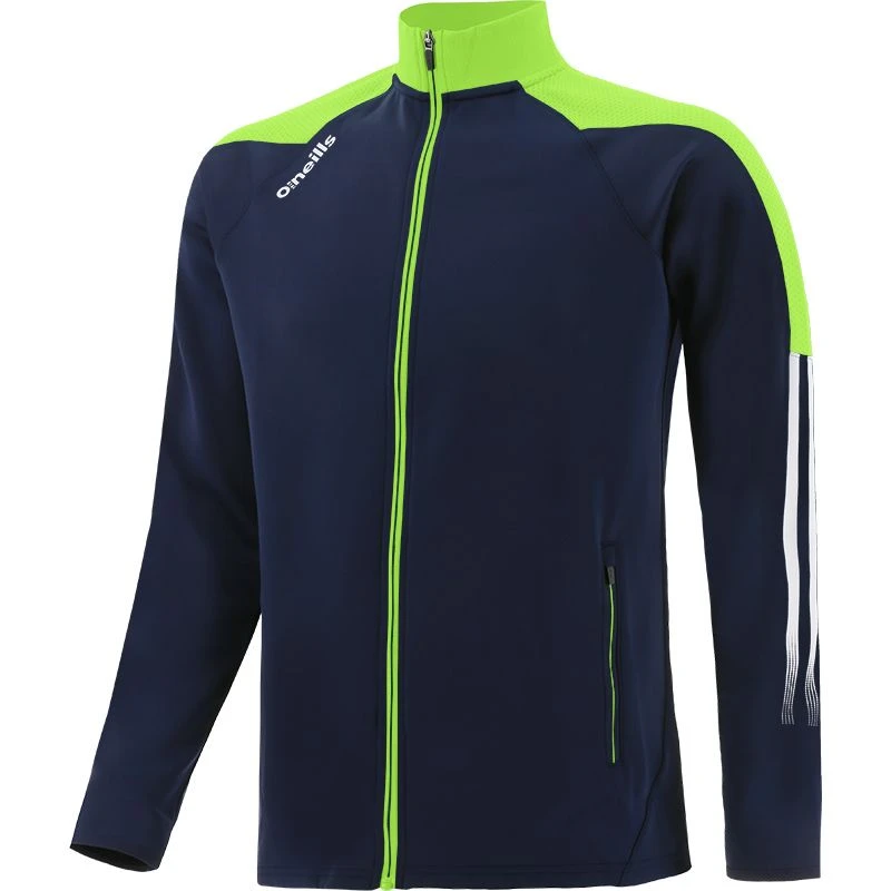 Men's Nevada Hybrid Full Zip Top Marine / Green / White 1 Men's Nevada Hybrid Full Zip Top Marine / Green / White