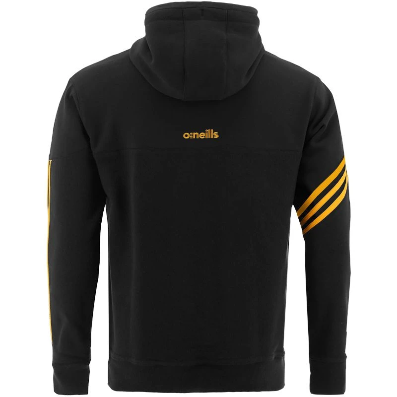 Men's Nevis Fleece Overhead Hoodie Black / Amber 2 Men's Nevis Fleece Overhead Hoodie Black / Amber - Image 2