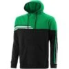 Men's Nevis Fleece Overhead Hoodie Black / Green / White