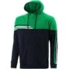 Men's Nevis Fleece Overhead Hoodie Marine / Green / White