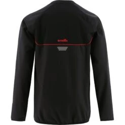 Men's Norwich Woven Windbreaker Black / Red -Canter Sport Clothing Shop norwich 099 windcheater blk red 2