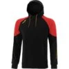 Men's Oslo Fleece Pullover Hoodie Black / Red / Amber