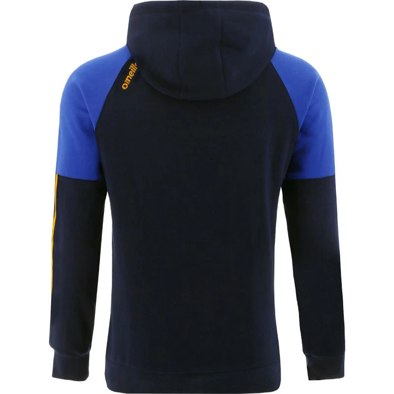 Men's Oslo Fleece Pullover Hoodie Marine / Royal / Amber 2 Men's Oslo Fleece Pullover Hoodie Marine / Royal / Amber - Image 2