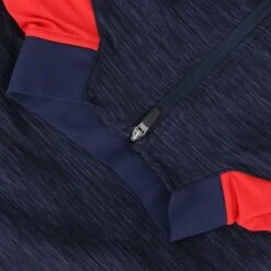 Men's Oslo Brushed Half Zip Top Marine / Red / White -Canter Sport Clothing Shop oslo 184 2 gen merdwh adlt p4