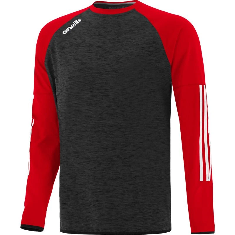 Men's Osprey Brushed Crew Neck Sweatshirt Black / Red / White 1 Men's Osprey Brushed Crew Neck Sweatshirt Black / Red / White