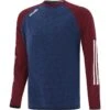Men's Osprey Brushed Crew Neck Sweatshirt Marine / Maroon / White
