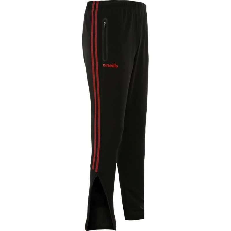 Men's Pioneer 2 Stripe Hybrid Skinny Bottoms Black / Red 1 Men's Pioneer 2 Stripe Hybrid Skinny Bottoms Black / Red