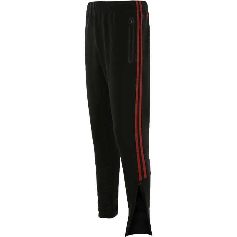 Men's Pioneer 2 Stripe Hybrid Skinny Bottoms Black / Red 2 Men's Pioneer 2 Stripe Hybrid Skinny Bottoms Black / Red - Image 2