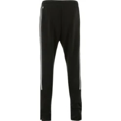 Men's Pioneer 2 Stripe Hybrid Skinny Bottoms Black / White -Canter Sport Clothing Shop pioneer227 hybrid skinny pant blk wht 3s 3 3